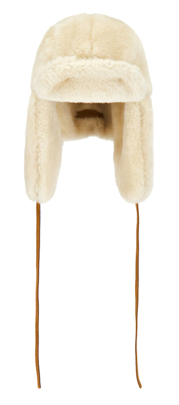 Jacquemus La Chapka Shearling Hat size 58